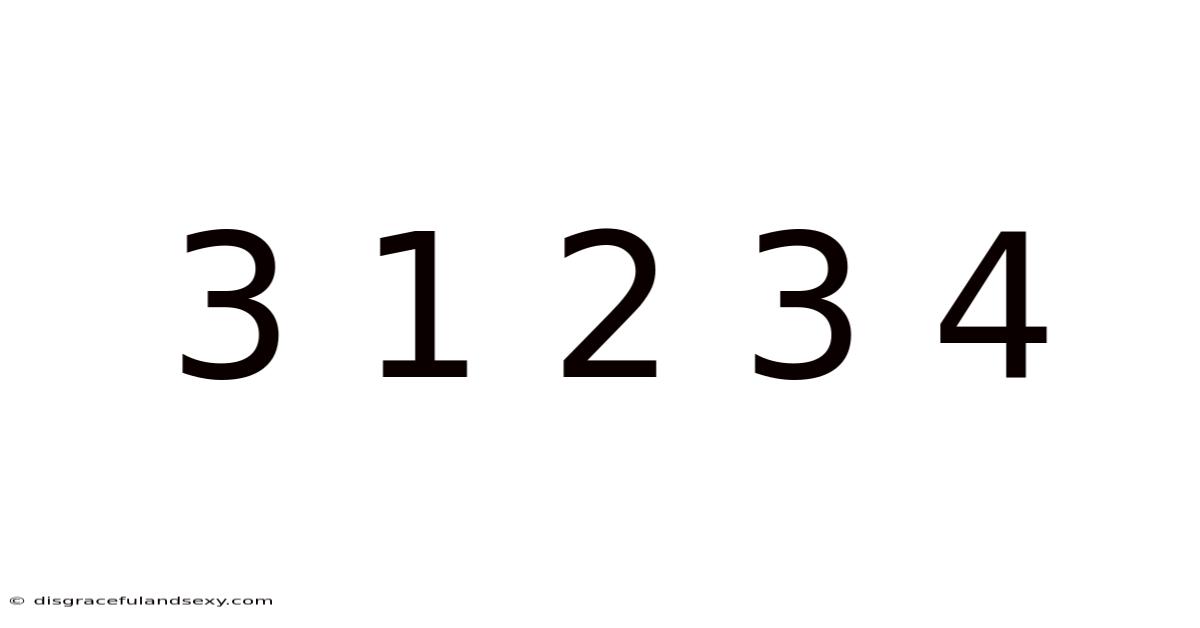 3 1 2 3 4
