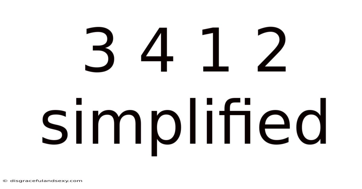 3 4 1 2 Simplified