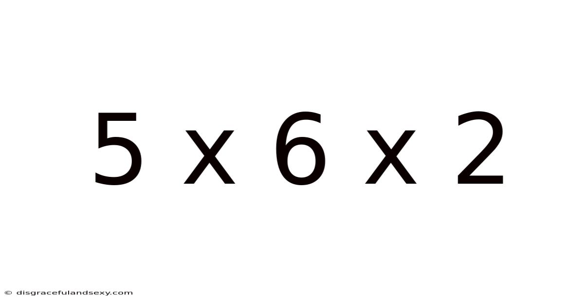 5 X 6 X 2