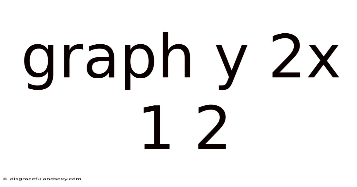 Graph Y 2x 1 2
