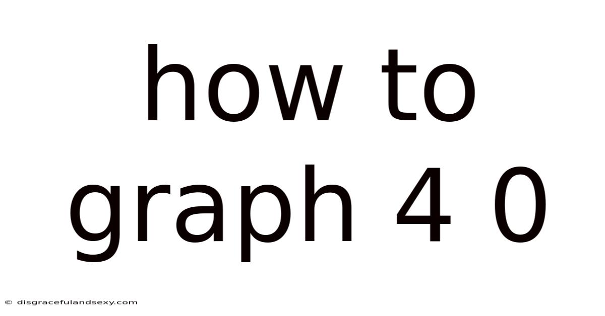 How To Graph 4 0