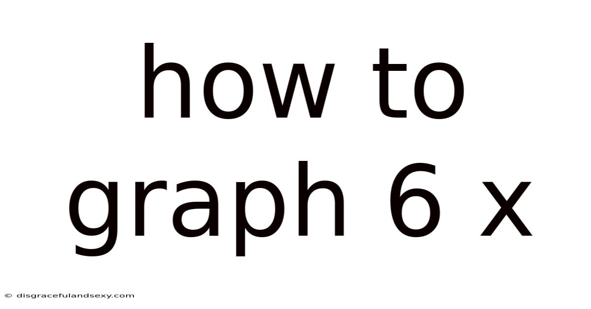 How To Graph 6 X
