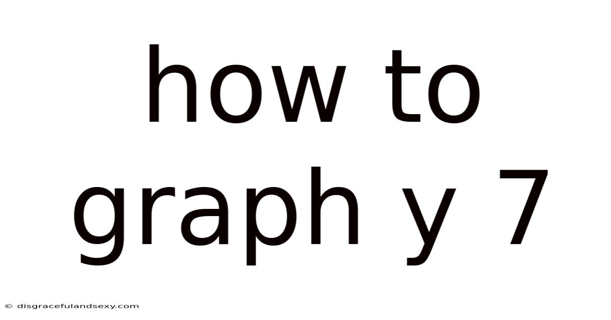 How To Graph Y 7