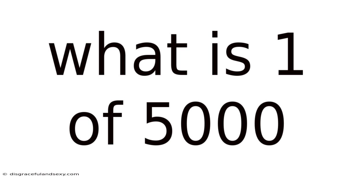 What Is 1 Of 5000
