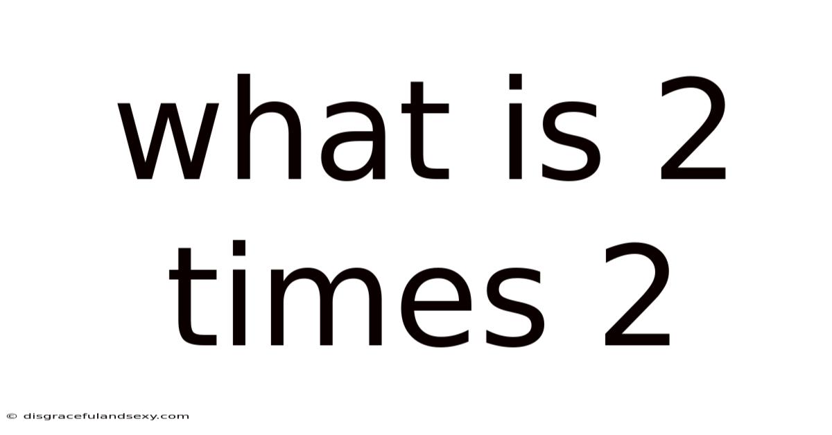 What Is 2 Times 2