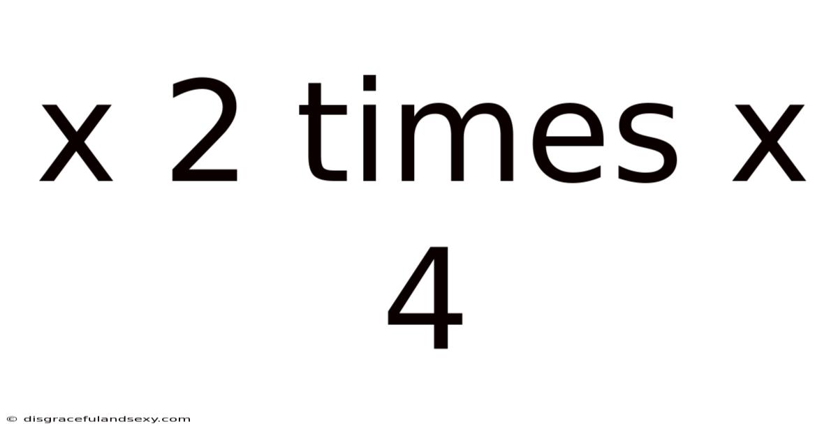 X 2 Times X 4