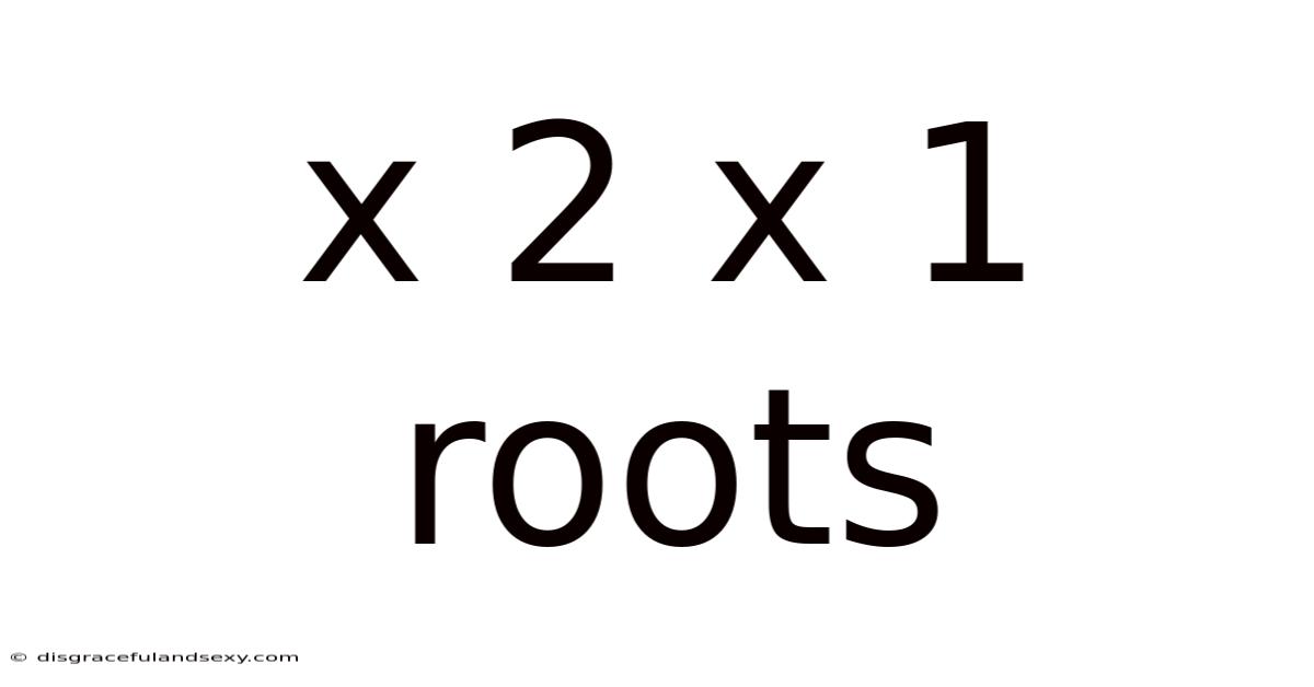 X 2 X 1 Roots