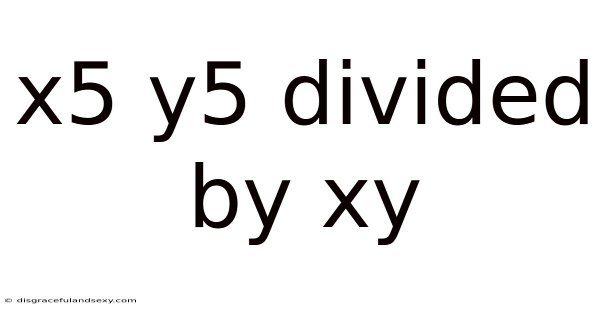 X5 Y5 Divided By Xy