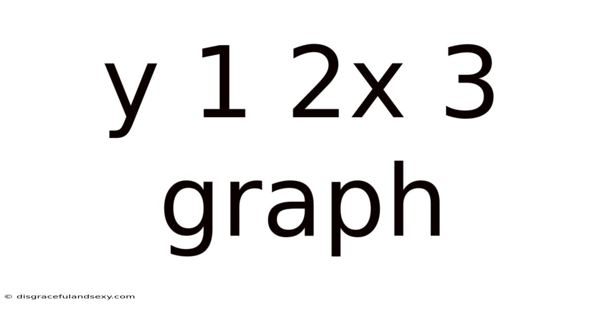 Y 1 2x 3 Graph
