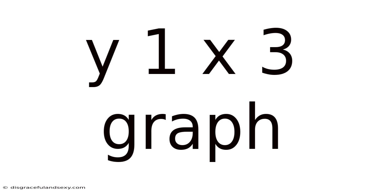 Y 1 X 3 Graph