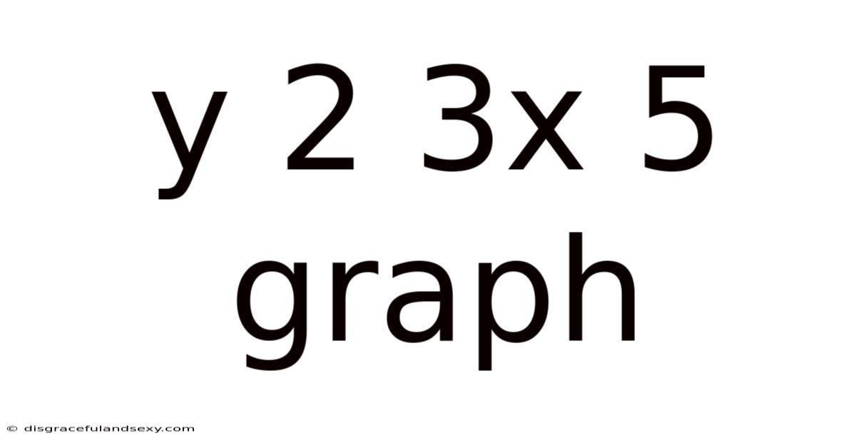 Y 2 3x 5 Graph